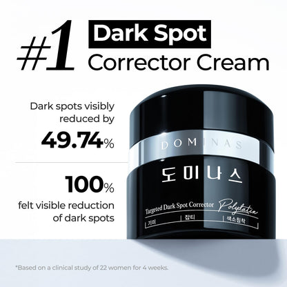 DOMINAS Dark Spot Corrector Cream – Brightening with TXA, Niacinamide & Bakuchiol | 1.76 oz