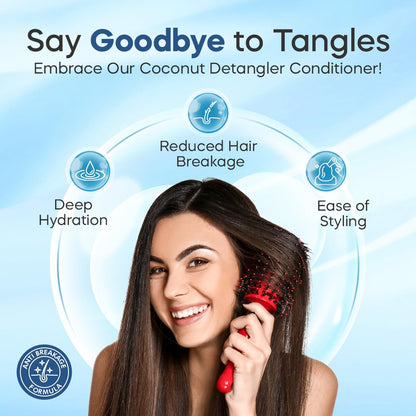Dominican Magic Detangler Conditioner Coconut Infused 2.6-oz — Silky, Tangled-Free Hair