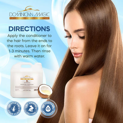 Dominican Magic Detangler Conditioner Coconut Infused 2.6-oz — Silky, Tangled-Free Hair