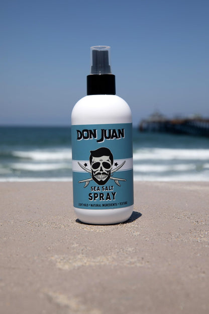 Don Juan Sea Salt Hair Styling Spray | Light Hold, Volume & Texture | Surf Wax Scent | 8 oz