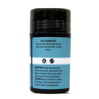 Don Juan Sea Salt Texture Powder – Extra Fine, Strong Hold, Matte Finish