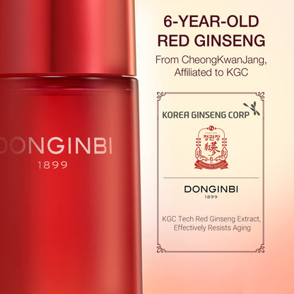 Donginbi Red Ginseng Essential Skin Care Set – Firming Moisturizer & Hydrating Toner
