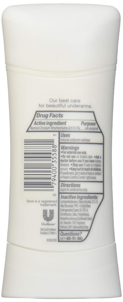 Dove Advanced Care Sensitive Skin Antiperspirant Deodorant – 2.6 oz, 12 count