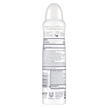 Dove Advanced Care Waterlily & Sakura Blossom Antiperspirant Spray – 3 Count, Pro-Ceramide, 72-Hour Protection