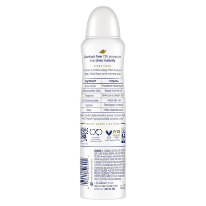 Dove Aluminum Free Deodorant Spray for Women – Dragon Fruit & Coconut Cream, 3-Pack (4 oz each)