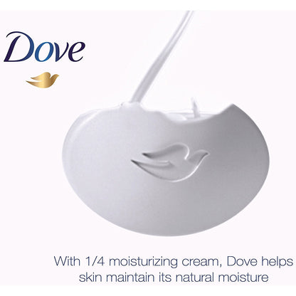 Dove Beauty Bar Soap – Gentle Exfoliating, 6 Bars (4 oz each) Pack of 3