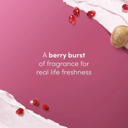 Dove Limited Edition Merry Berry Set – Pomegranate & Hibiscus Rejuvenating Body Wash & Exfoliating Scrub (2 Count)