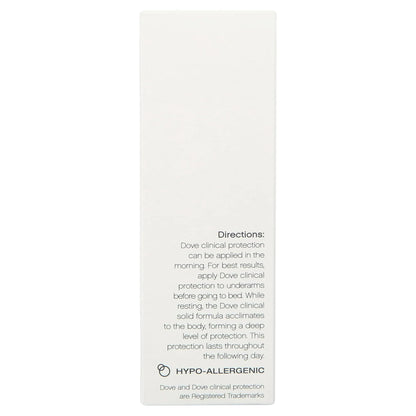Dove Clinical Protection Anti-Perspirant Deodorant Solid, Cool Essentials, 1.7 oz – Pack of 6