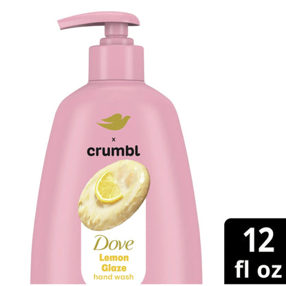 Dove x Crumbl Lemon Glaze Moisturizing Hand Wash | 2-Pack 12 oz Pumps | Limited Edition