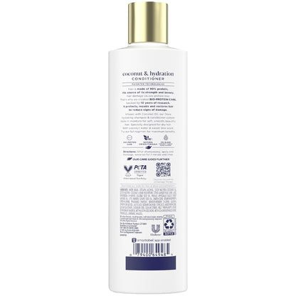 Dove Damage Therapy Conditioner 4-Pack – Coconut & Hydration for 24-Hour Moisture