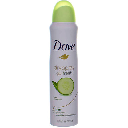 Dove Dry Spray Antiperspirant Cool Essentials, 3.8 oz, Pack of 3