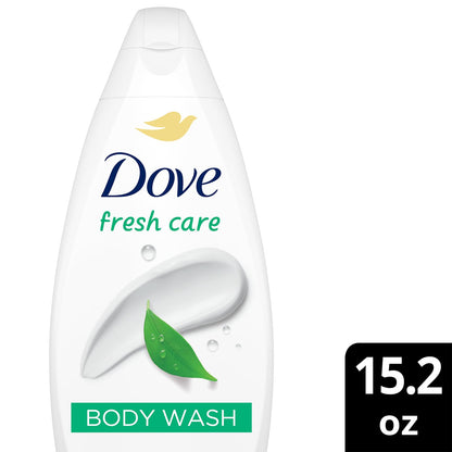 Dove Fresh Care Body Wash 3-Pack – Revitalizing Moisturizing Cleanser (15.2 oz each)