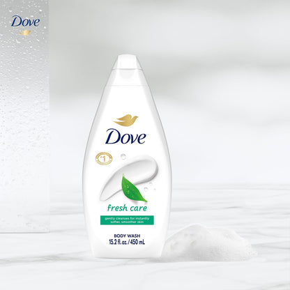 Dove Fresh Care Body Wash 3-Pack – Revitalizing Moisturizing Cleanser (15.2 oz each)