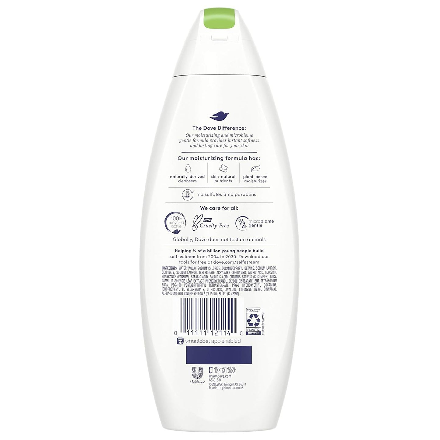 Dove Go Fresh Cucumber & Green Tea Body Wash – 12 oz (354 ml) 3 Pack