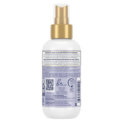 Dove Hair Therapy Brilliant Gloss & Repair with Ceramide – Shine & Repair Leave-In Serum, 2 x 5.5 fl oz