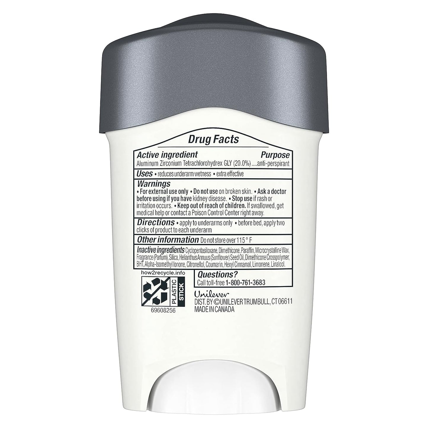 Dove Men+Care Clinical Protection Antiperspirant Solid – Clean Comfort 12-Pack