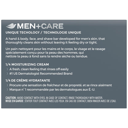 Dove Men+Care Extra Fresh Soap Bar — Hydrating 3-in-1 Cleanser for Men (36-Pack, 2.6 oz each)