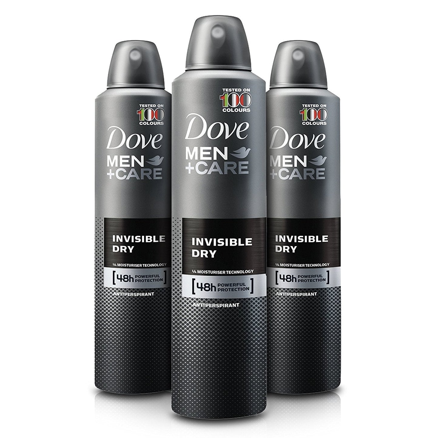 Dove Men Care Invisible Dry Spray Deodorant – 3.8 oz, 3-Pack