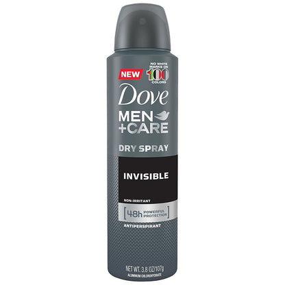 Dove Men Care Invisible Dry Spray Deodorant – 3.8 oz, 3-Pack