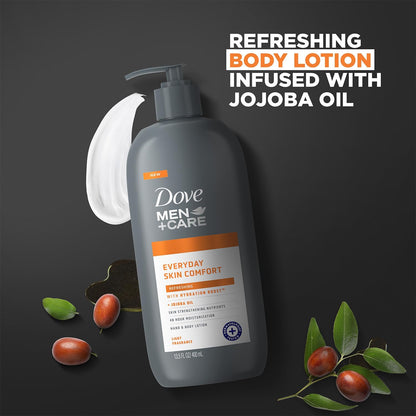 Dove Men+Care Hand & Body Lotion – Everyday Comfort Pack (2 x 13.5 fl oz)
