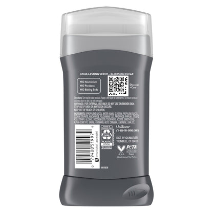 DOVE MEN+CARE Aluminum Free Rustic Sandalwood Deodorant – 3 oz (3 Pack) for Men