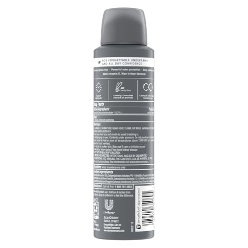Dove Men+Care Sport Active+Fresh Antiperspirant Spray – 6 Pack, 48-Hour Odor Protection