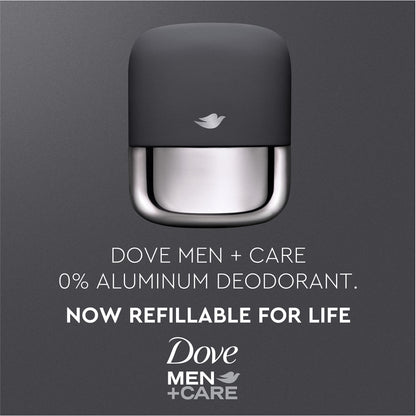 Dove Men+Care Ultimate Refillable Deodorant Kit – Aluminum-Free, 0% Aluminum, 1.13 oz