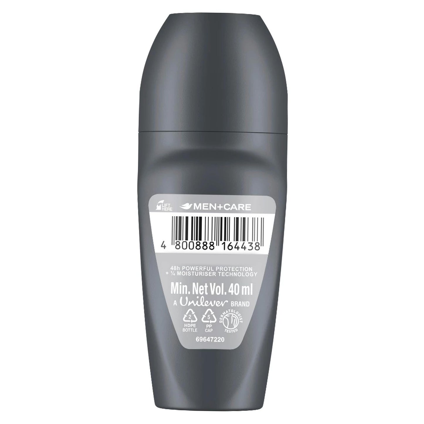 Dove Men+Care Clean Comfort Roll-On Deodorant – 6 Pack Travel Size TSA Approved, 48-Hour Protection, Fresh Scent