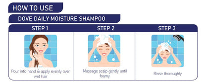 Dove Mini 1oz Shampoo Bottles for Hotels & Travel – Case of 192
