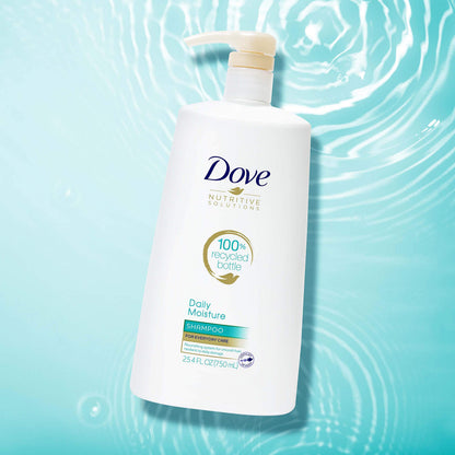 Dove Nutritive Solutions Daily Moisture Shampoo with Pump – Normal to Dry Hair (25.4 oz)