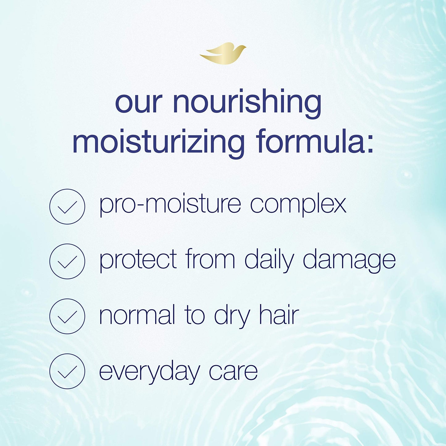 Dove Nutritive Solutions Daily Moisture Shampoo with Pump – Normal to Dry Hair (25.4 oz)