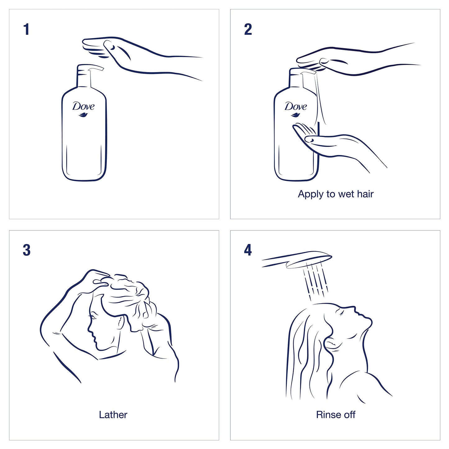 Dove Nutritive Solutions Daily Moisture Shampoo with Pump – Normal to Dry Hair (25.4 oz)