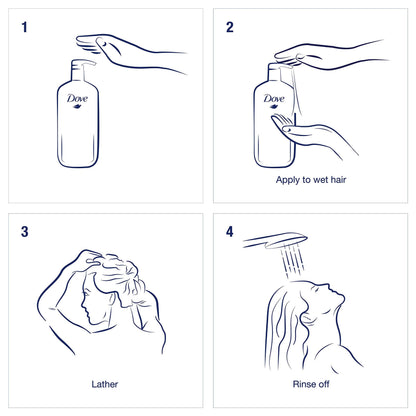Dove Nutritive Solutions Daily Moisture Shampoo with Pump – Normal to Dry Hair (25.4 oz)