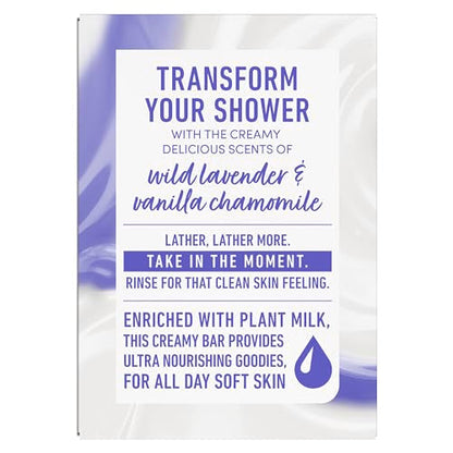 Dove Plant Milk Cleansing Bar with Macadamia Milk & Willow Lavender – Serenity Seeker (4 Count)
