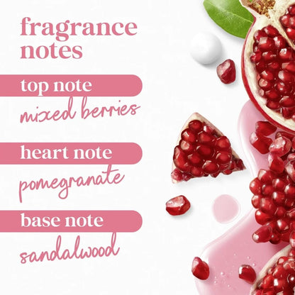 Dove Limited Edition Merry Berry Set – Pomegranate & Hibiscus Rejuvenating Body Wash & Exfoliating Scrub (2 Count)