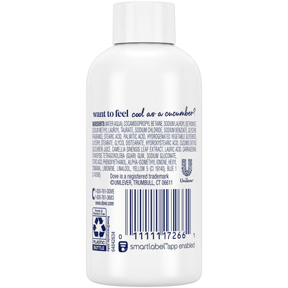 Dove Travel Body Wash Refresh – Cucumber & Green Tea, 3 oz Mini Bottles (24-Pack)