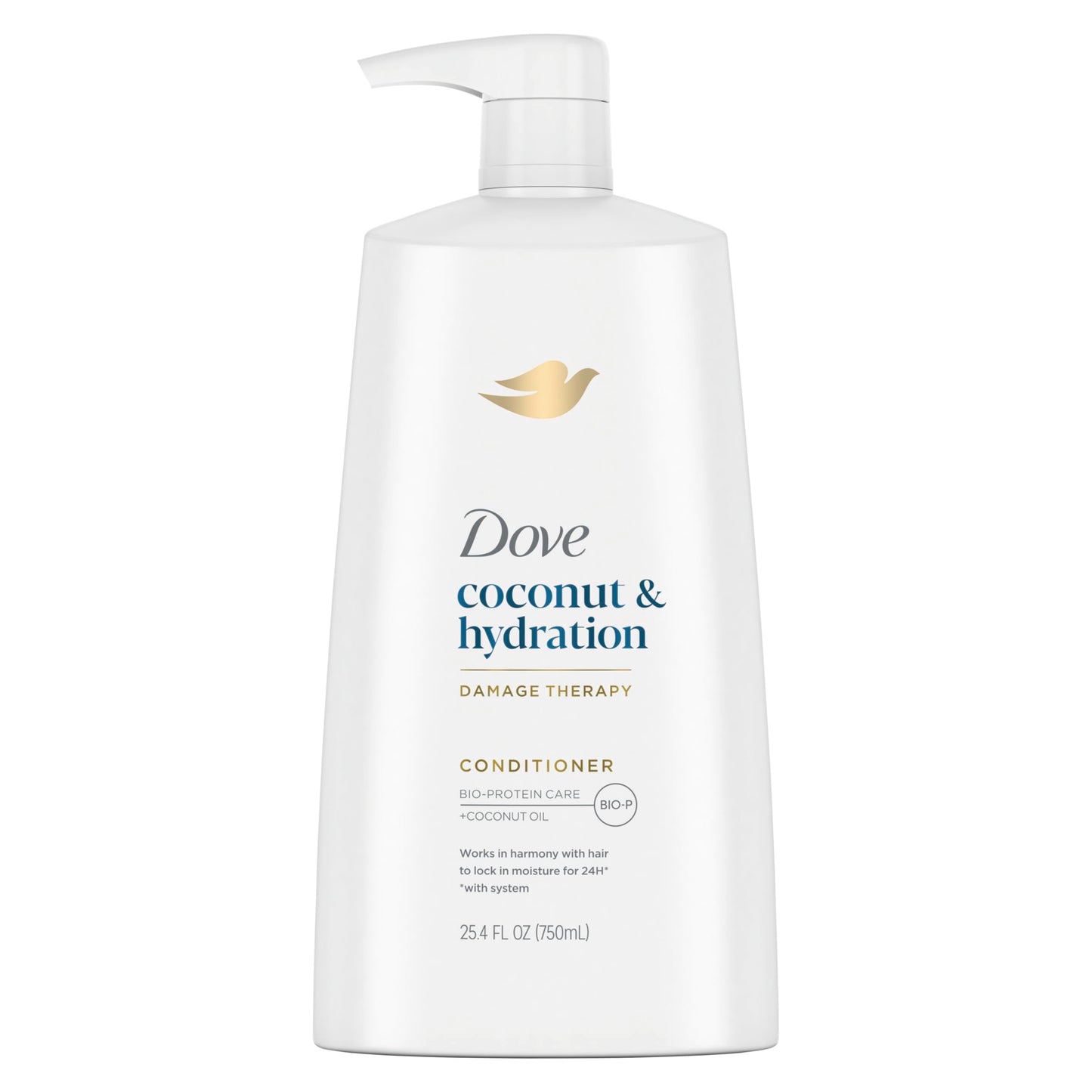 Dove Ultra Care Coconut & Hydration Conditioner for Dry Hair – Nourishes with Coconut, Jojoba & Sweet Almond Oils