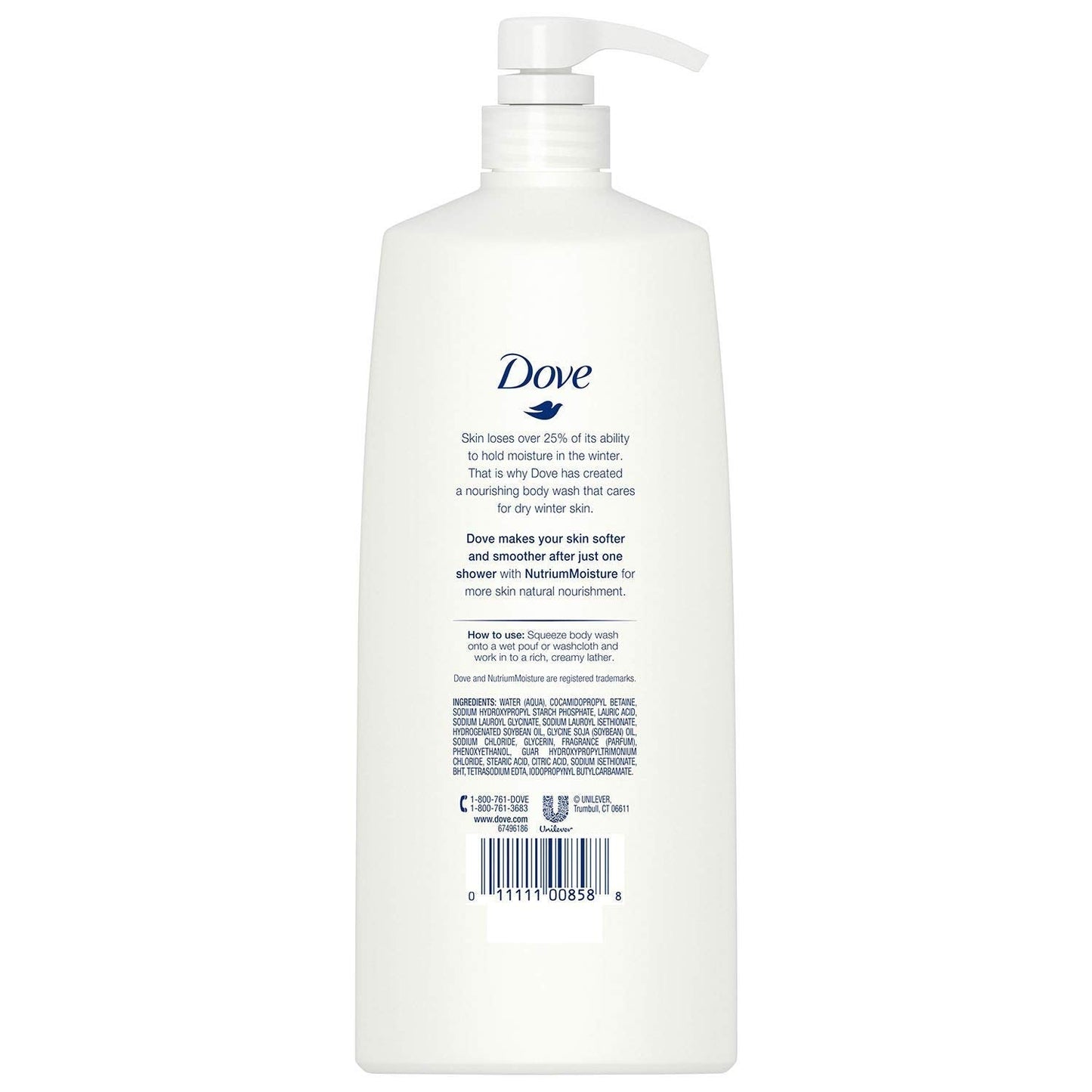 Dove Winter Care Body Wash with Pump – 40 oz