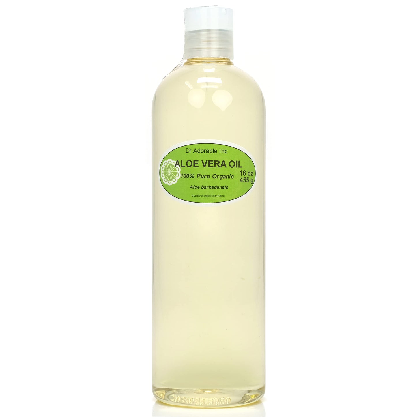 Dr Adorable Aloe Vera Oil 16 oz – 100% Pure, Natural & Organic