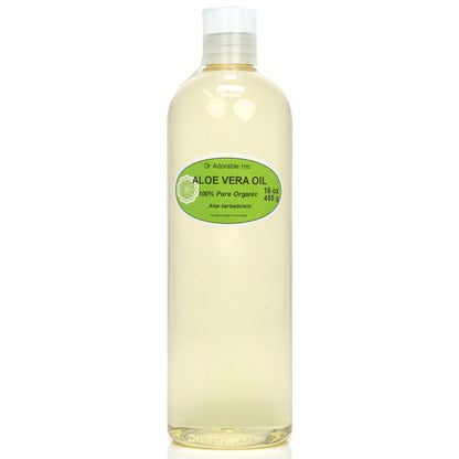 Dr Adorable Aloe Vera Oil 16 oz – 100% Pure, Natural & Organic