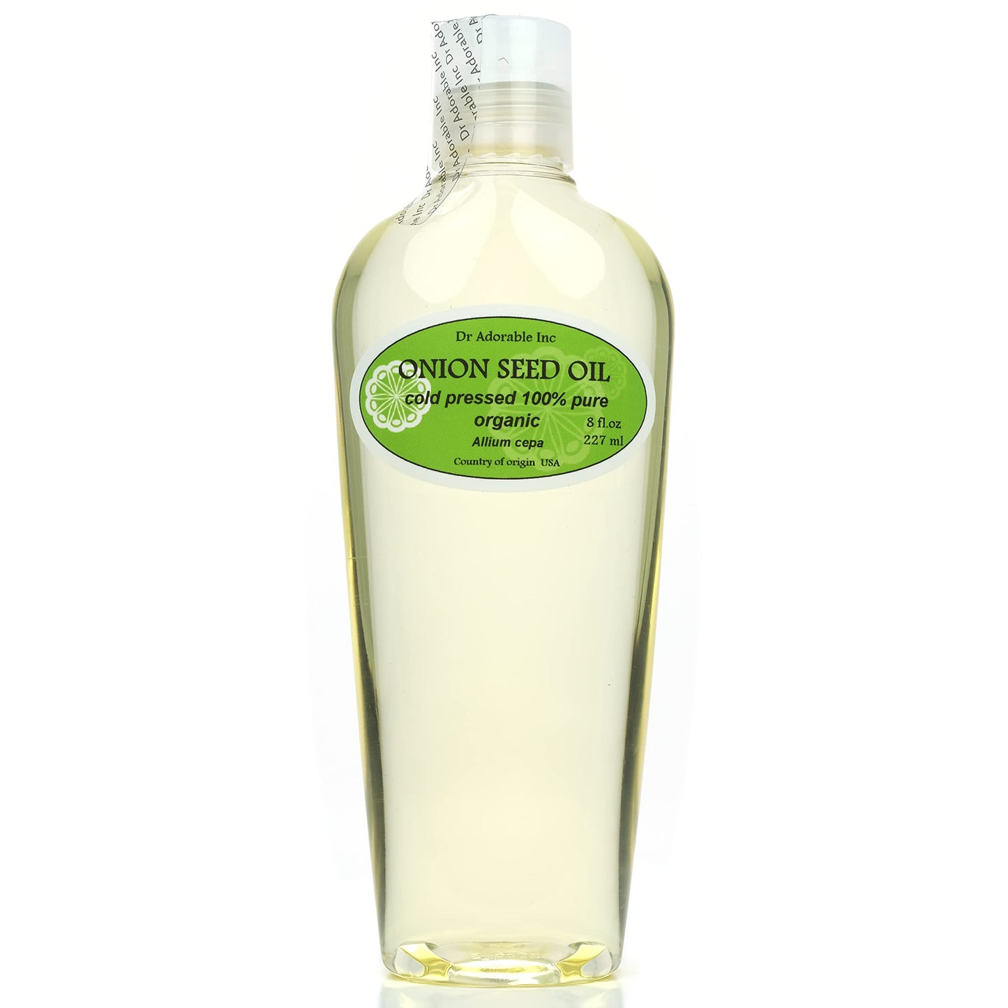 Dr Adorable Onion Seed Oil 8 oz - 100% Pure Organic Cold-Pressed