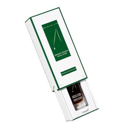 Dr. Alkaitis Organic Ageless Facial Elixir – Luxurious Moisturizing Serum (1 fl oz / 30 ml)