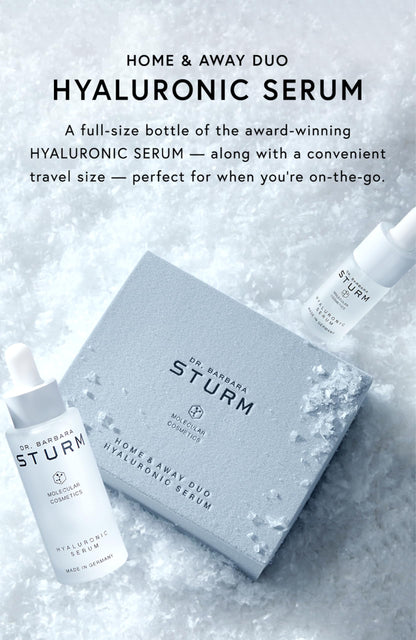 Dr. Barbara Sturm Hyaluronic Serum Home & Away Gift Set — Full & Travel Sizes, $435 Value