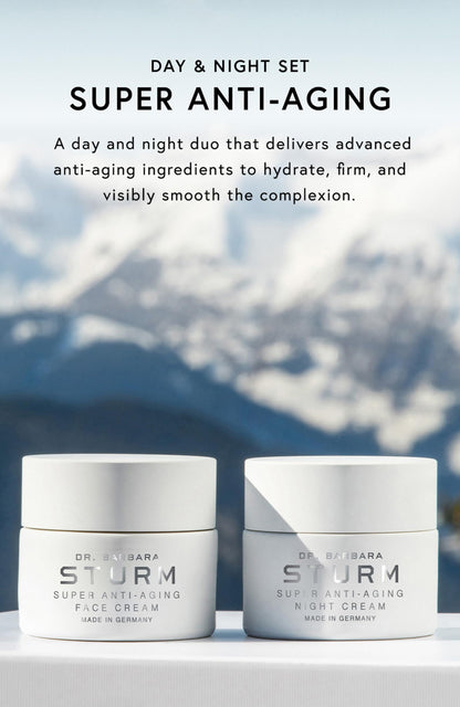 Dr. Barbara Sturm Super Anti-Aging Day & Night Holiday Gift Set | Hydration, Firmness & Radiance