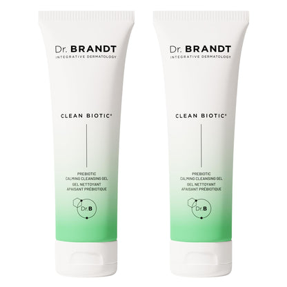 Dr. Brandt Clean Biotic Yogurt Cleanser | pH-Balanced, Melt Away Dirt (2-Pack)