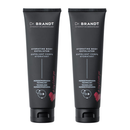 Dr. Brandt Microdermabrasion Hydrating Body Exfoliator – Renew Rough, Dry Skin (4.2 oz, Pack of 2)