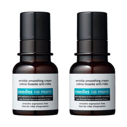 Dr. Brandt Needles No More Wrinkle Smoothing Cream – Smooths Lines & Firms Skin (0.5 oz, Pack of 2)