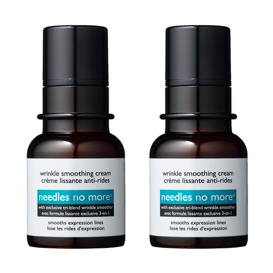 Dr. Brandt Needles No More Wrinkle Smoothing Cream – Smooths Lines & Firms Skin (0.5 oz, Pack of 2)