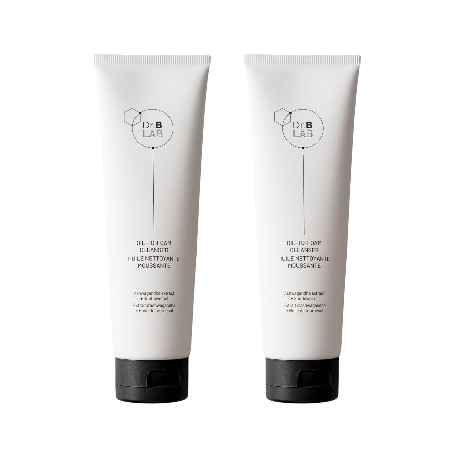 Dr. Brandt Dr. B Lab Oil-To-Foam Cleanser – Hydrating Double-Cleansing, 4.2 fl oz (Pack of 2)