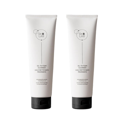 Dr. Brandt Dr. B Lab Oil-To-Foam Cleanser – Hydrating Double-Cleansing, 4.2 fl oz (Pack of 2)